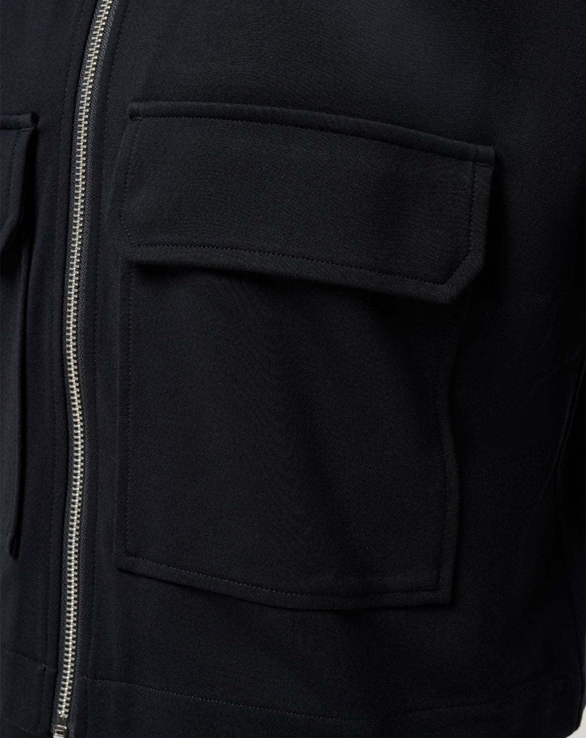 Friday Doubleknit Utility Jacket Black | Travis Mathew Featured