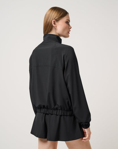 BreezeBlend Travel Day Jacket Black | Travis Mathew Trusted