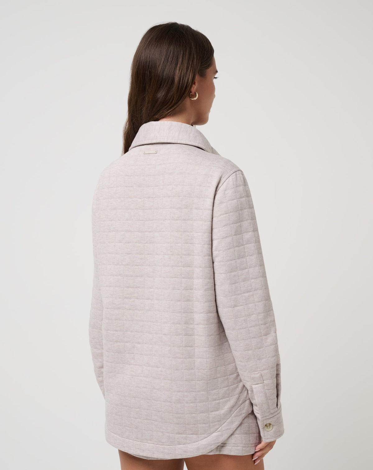 Cloud Coastal Quilted Shacket Heather Savannah Tan | Travis Mathew Discount