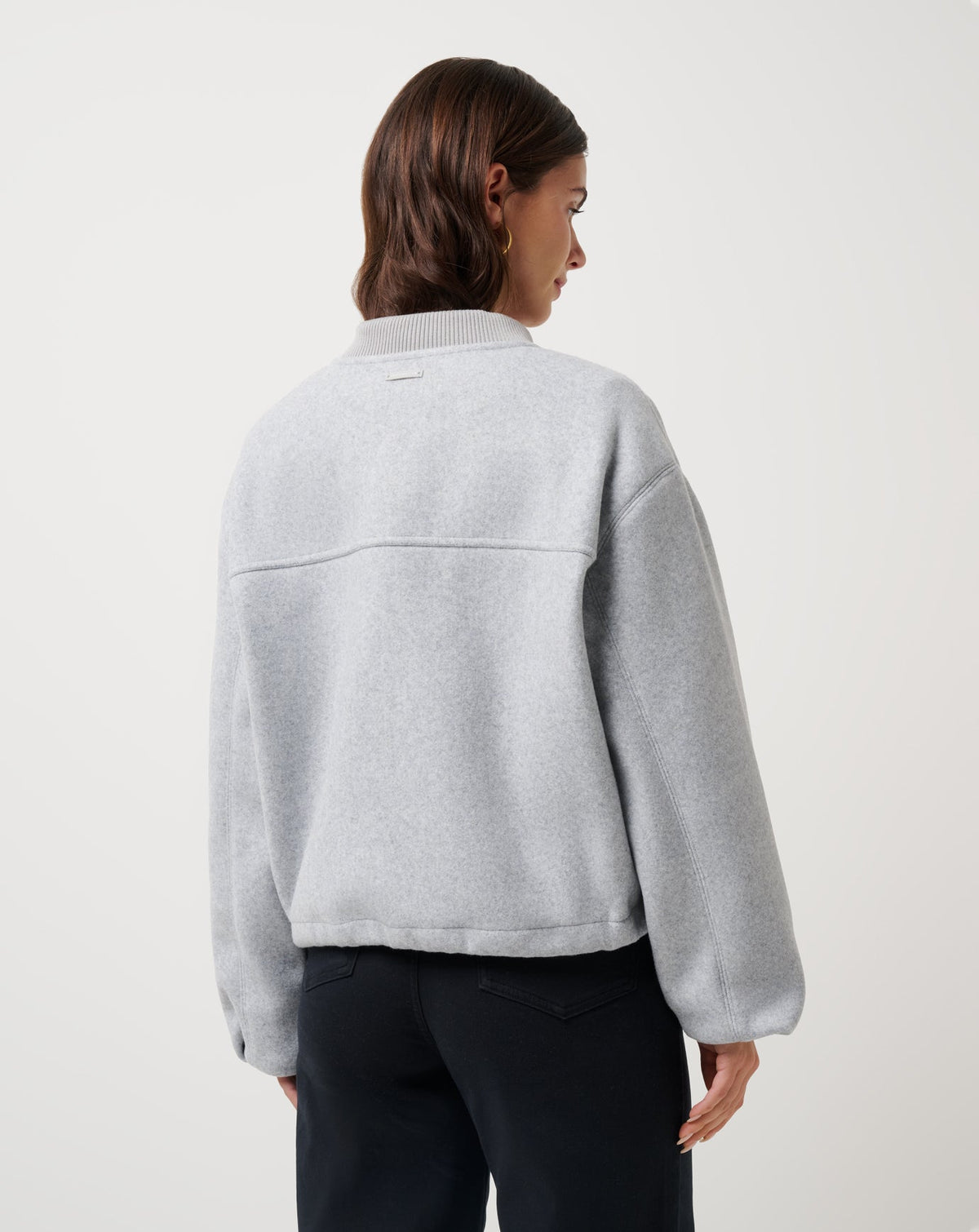 Rustic Retreat Bomber Heather Light Grey | Travis Mathew Best Price