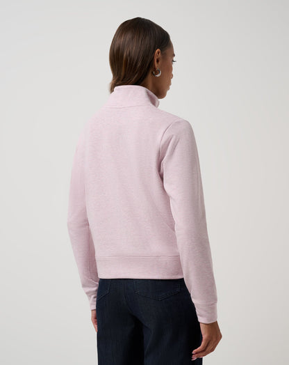 Cloud Fleece Half Zip 2.0 Heather Violet Ice | Travis Mathew Best Seller