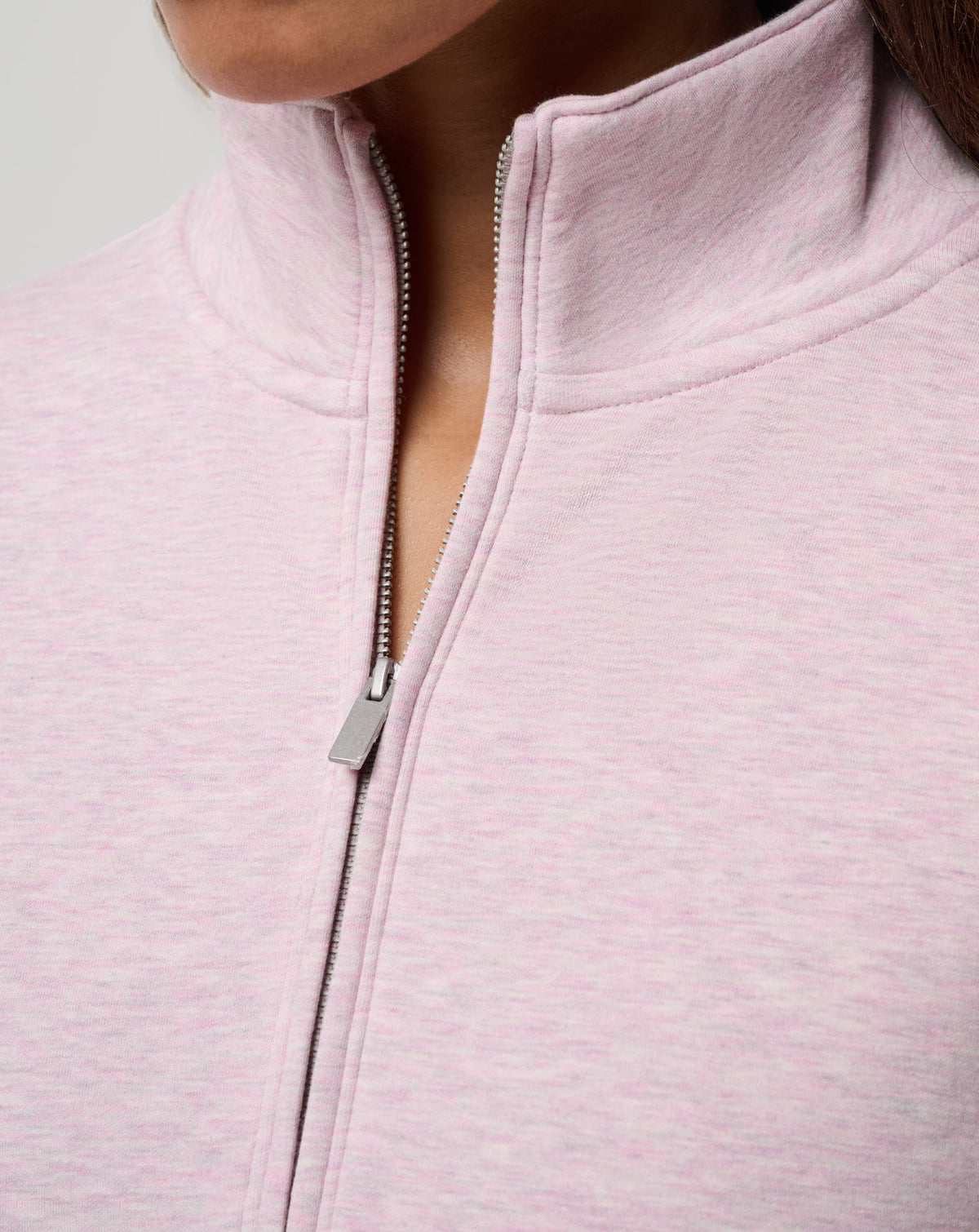 Cloud Fleece Half Zip 2.0 Heather Violet Ice | Travis Mathew Best Seller