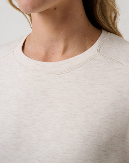 Skyloft Soft Crew Heather Brazillian Sand | Travis Mathew New