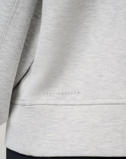 Skyloft Soft Half Zip 2.0 Heather Light Grey | Travis Mathew Discount