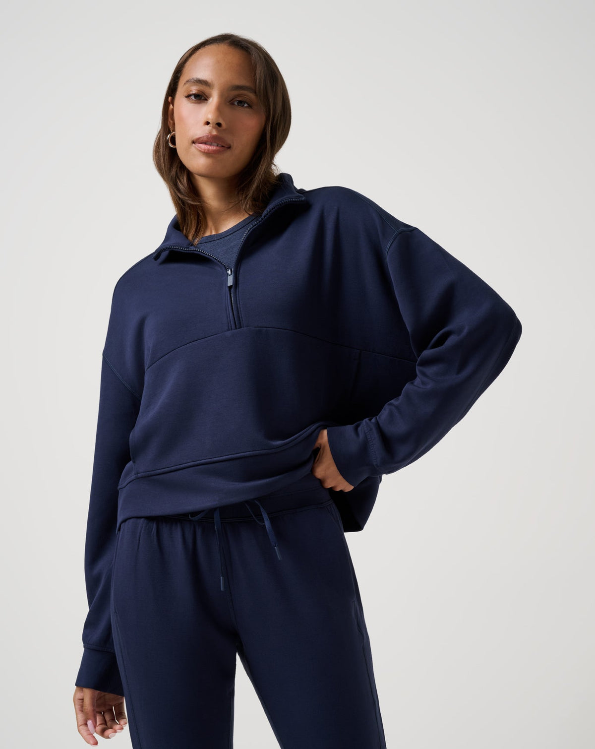 Skyloft Soft Half Zip 2.0 Navy Blazer | Travis Mathew Quality