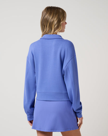 Skyloft Soft Half Zip 2.0 Baja Blue | Travis Mathew Smart Buy