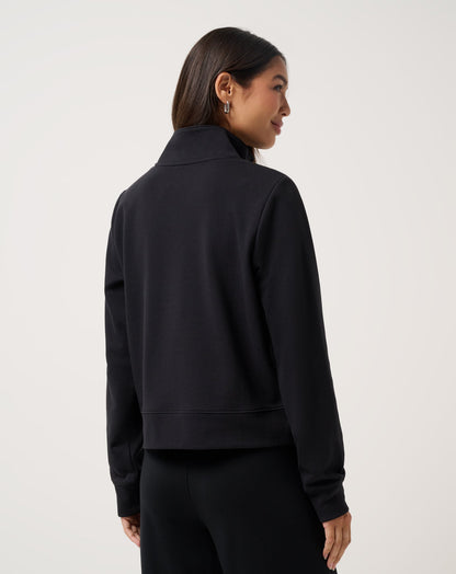 Cloud Fleece Half Zip 2.0 Black | Travis Mathew Special Offer