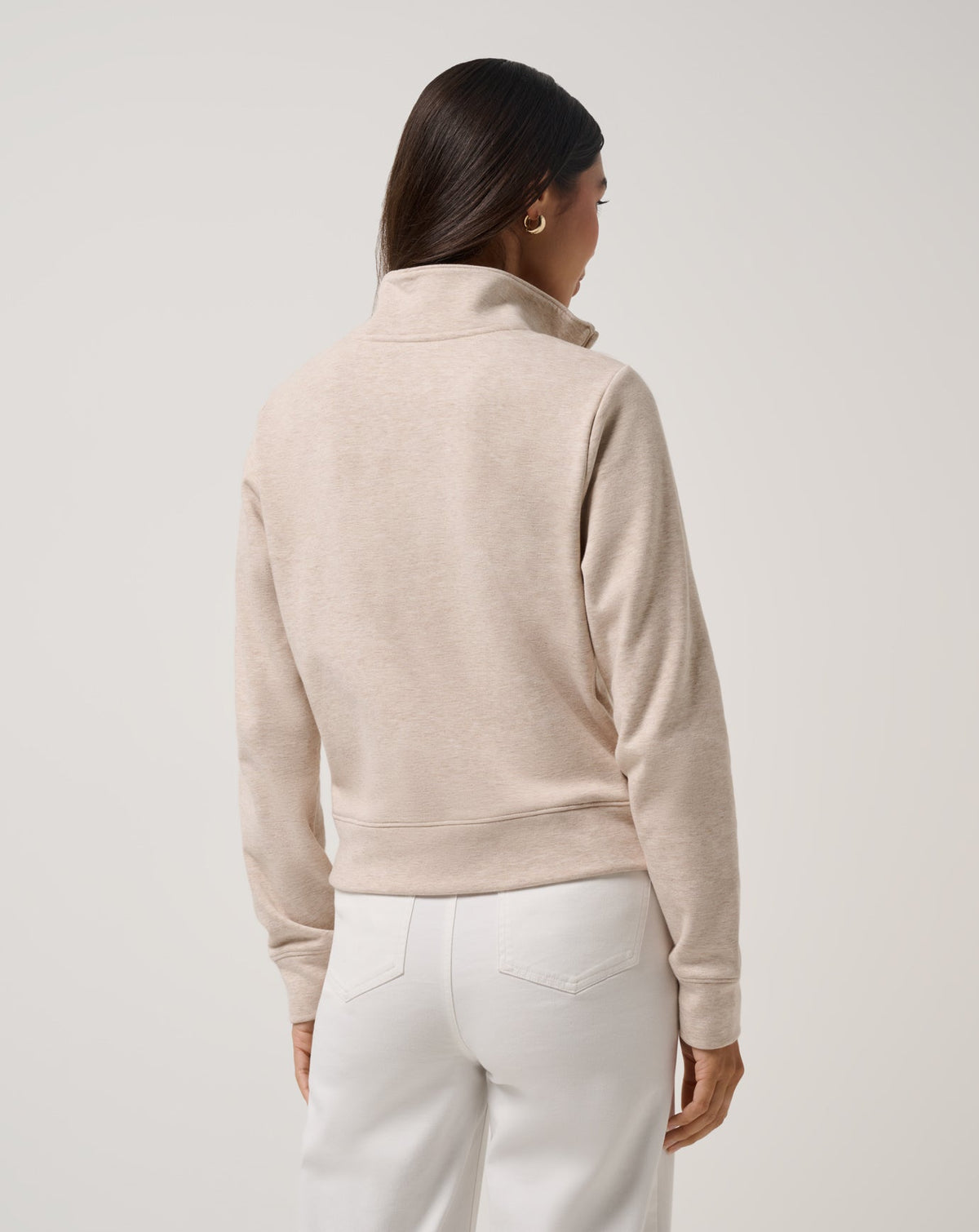 Cloud Fleece Half Zip 2.0 Heather Natural | Travis Mathew Deals
