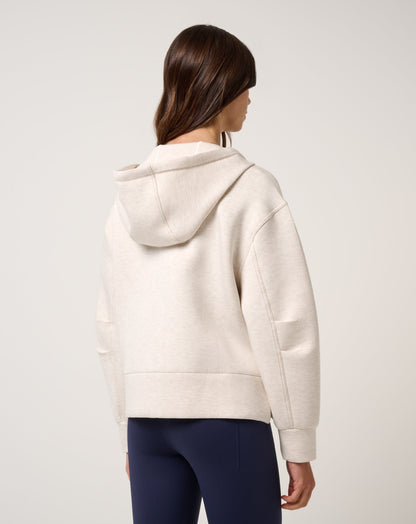 Cloudscape Zip Hood Heather Brazillian Sand | Travis Mathew Exclusive