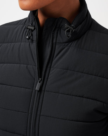 Skyloft Soft Espresso Martini Full Zip Heather Black | Travis Mathew Trusted