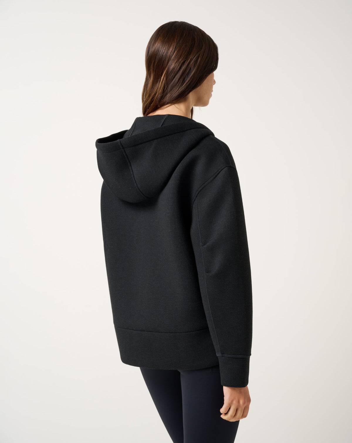Cloudscape Zip Hood Heather Black | Travis Mathew Sale
