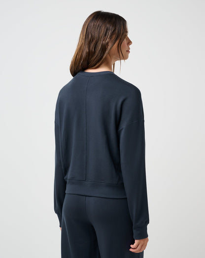 Cloud Terry Crew Navy Blazer | Travis Mathew Great Value