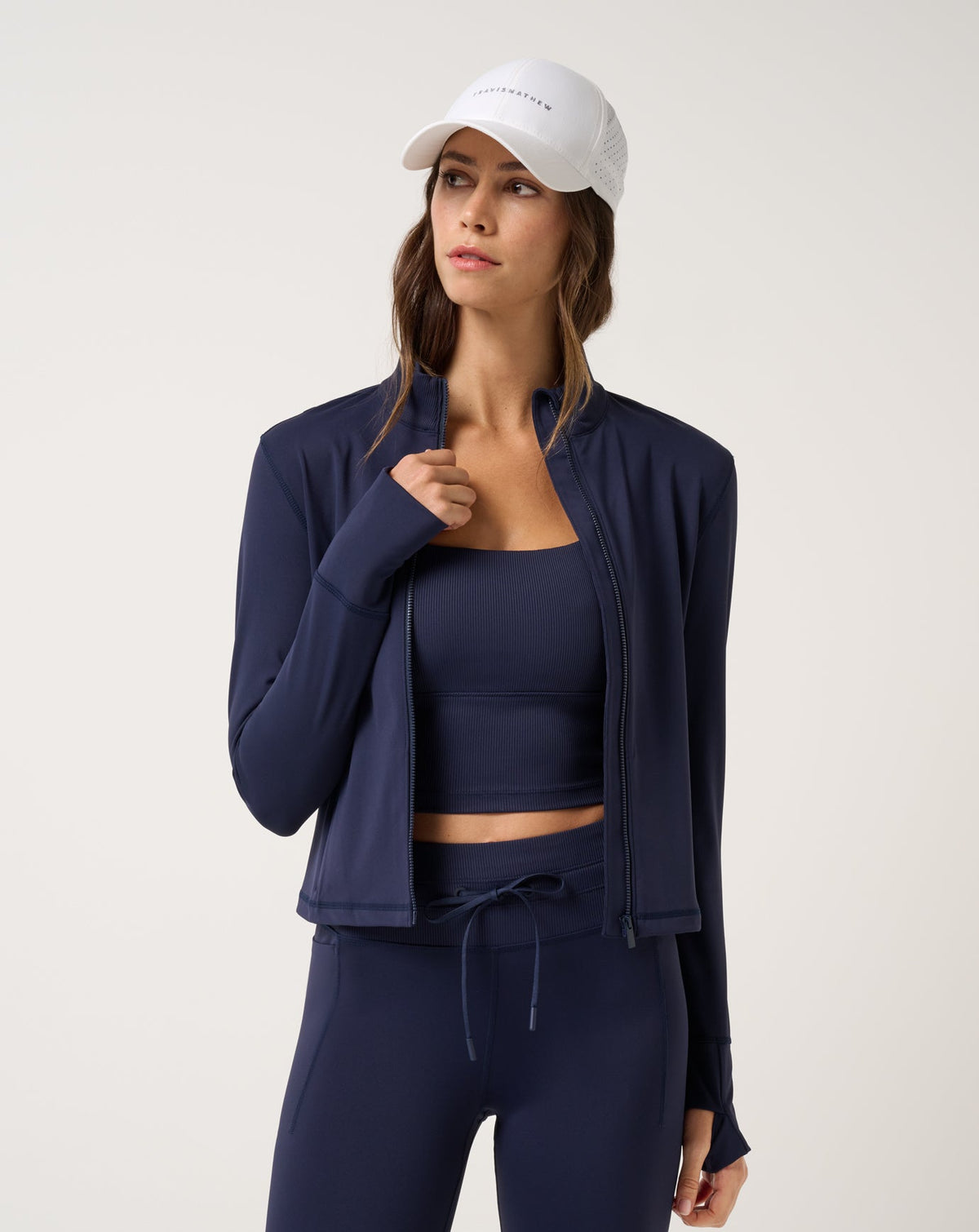 Moveknit Full Zip 2.0 Navy Blazer | Travis Mathew Exclusive