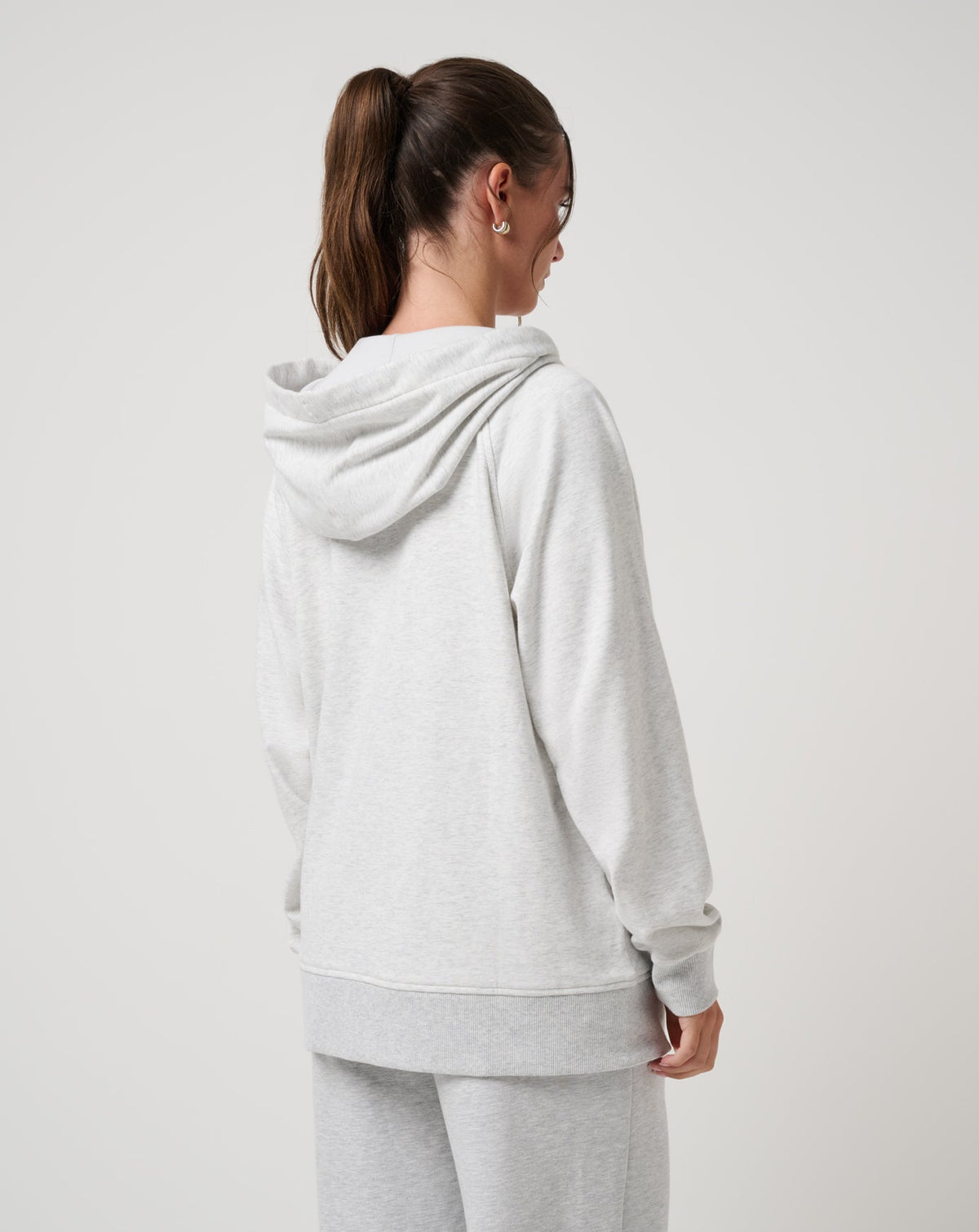 Off Script 2.0 Cloud Full Zip Hoodie Heather Light Grey | Travis Mathew Everyday