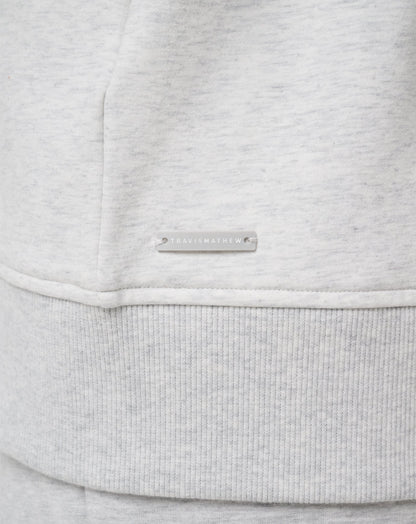 Off Script 2.0 Cloud Full Zip Hoodie Heather Light Grey | Travis Mathew Everyday