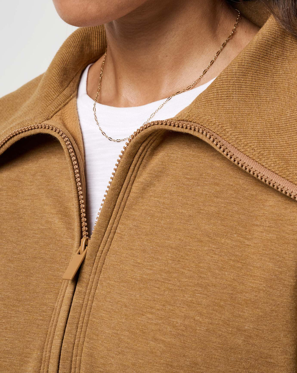 Save The Day Cloud Half Zip 2.0 Heather Spice | Travis Mathew New