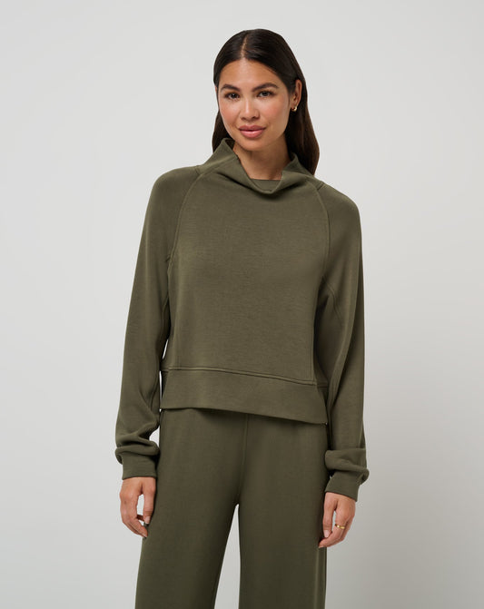 Skyloft Soft Funnel Neck Grape Leaf | Travis Mathew Trending