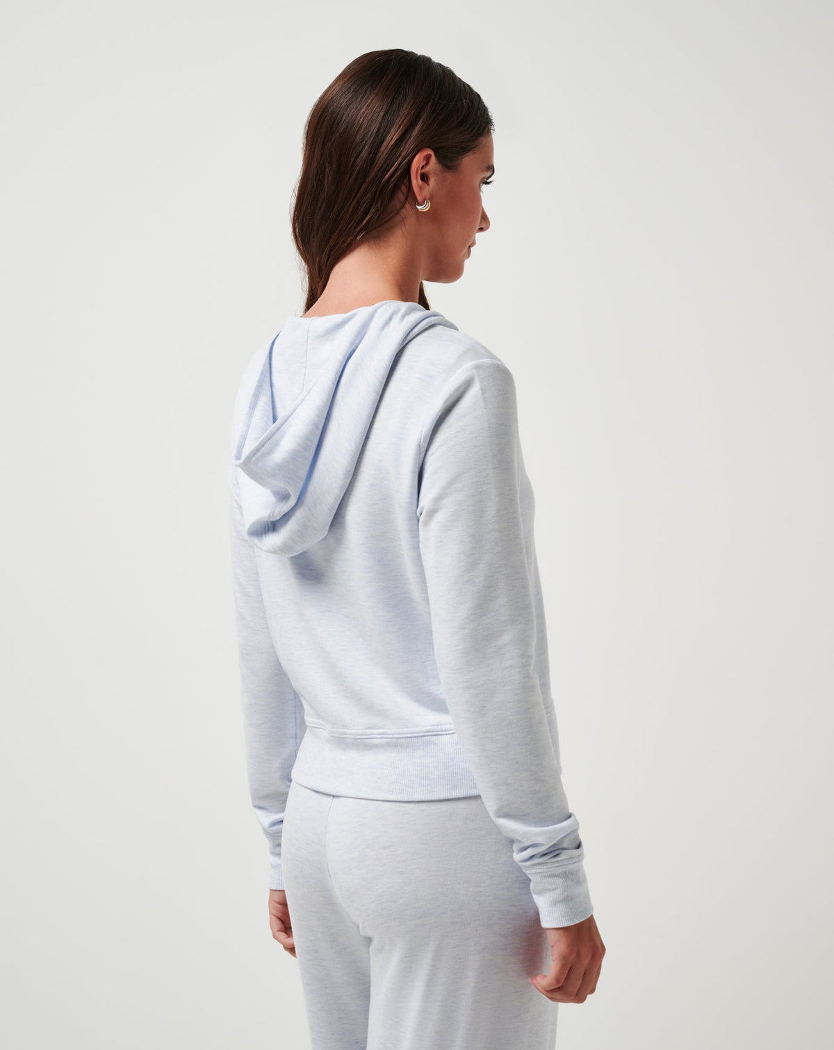 Cloud Terry Zip Hoodie Heather Ancient Water | Travis Mathew Signature