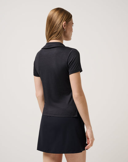 Skyloft Light Polo Heather Black | Travis Mathew Recommended