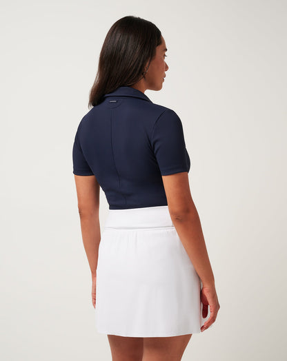 Moveknit Vneck Polo Navy Blazer | Travis Mathew Smart Buy