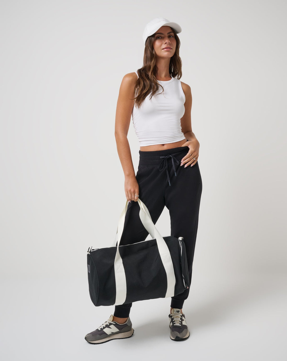 Skyline Jersey Tank White | Travis Mathew Value