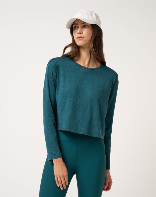 Skyloft Light Celestia Top Heather Dark Sea | Travis Mathew Hot Sale