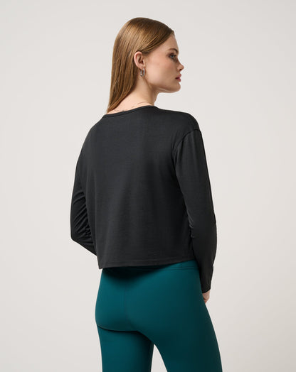 Skyloft Light Celestia Top Heather Black | Travis Mathew Value