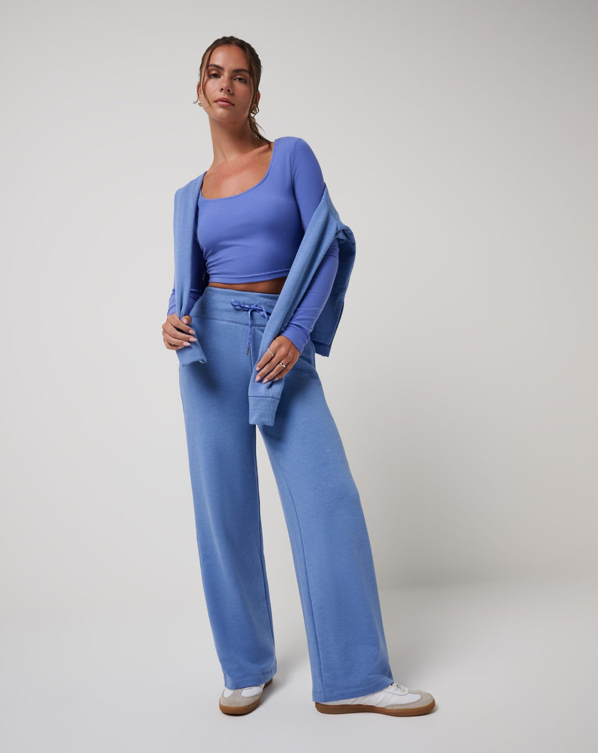Solara Cloud Rib Top Baja Blue | Travis Mathew Premium