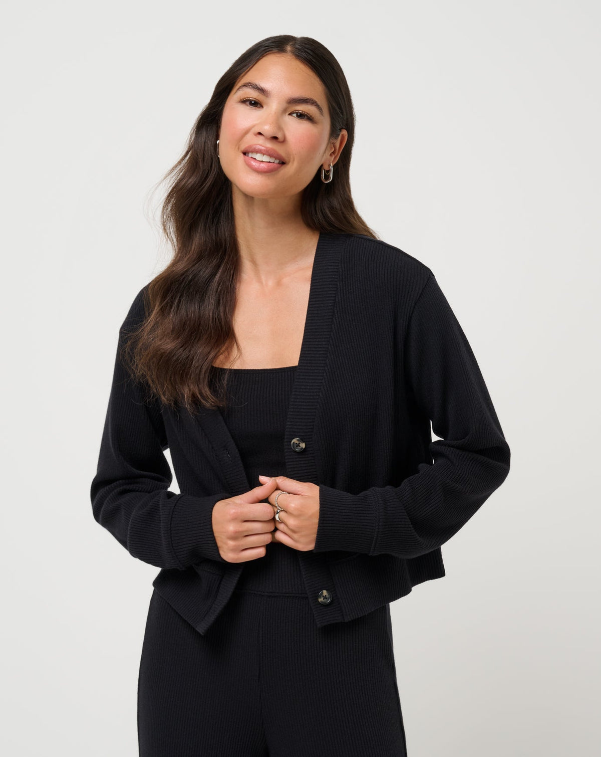 Evening Retreat Cardigan Black | Travis Mathew Exclusive
