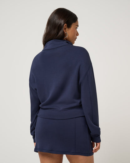 Skyloft Soft Echo Half Zip Navy Blazer | Travis Mathew Sale