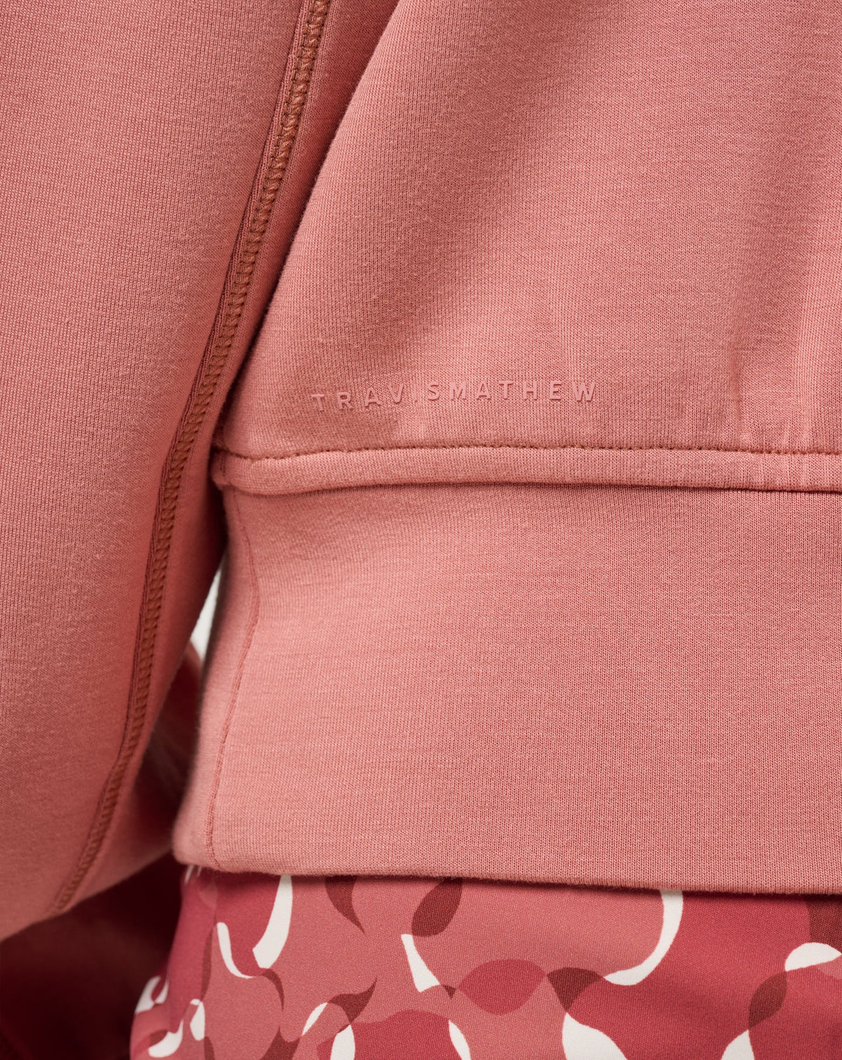 Skyloft Soft Echo Half Zip Brick Dust | Travis Mathew Latest