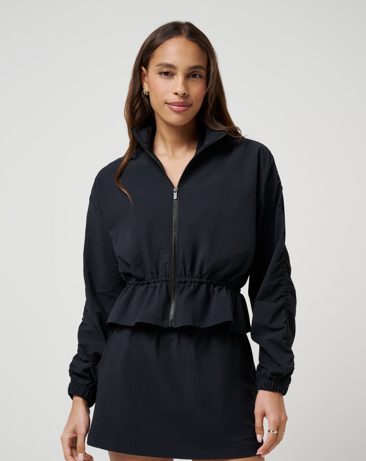 Timeless Breezeblend Full Zip Black | Travis Mathew Classic