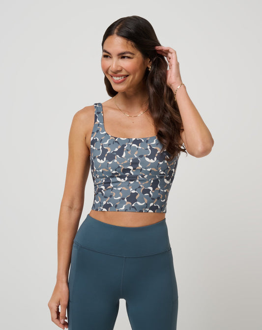 Moveknit Printed Tank Dark Slate Multi | Travis Mathew Discount