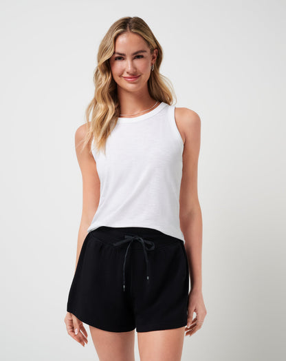 Cloud Jersey Tank 2.0 White | Travis Mathew Classic