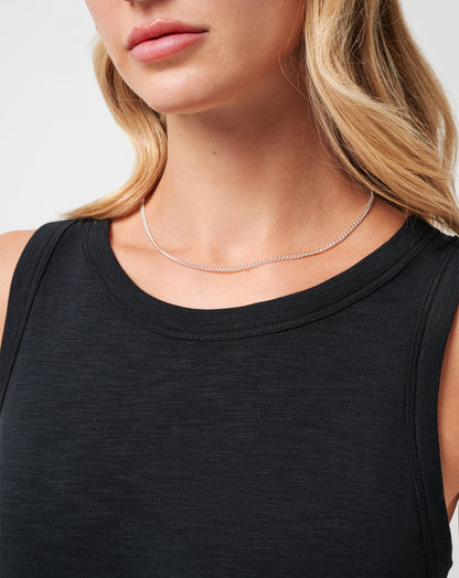 Cloud Jersey Tank 2.0 Black | Travis Mathew Classic