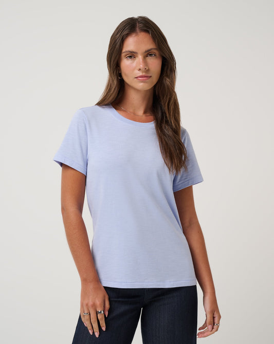 Cloud Jersey Tee Soft Blue | Travis Mathew Exclusive