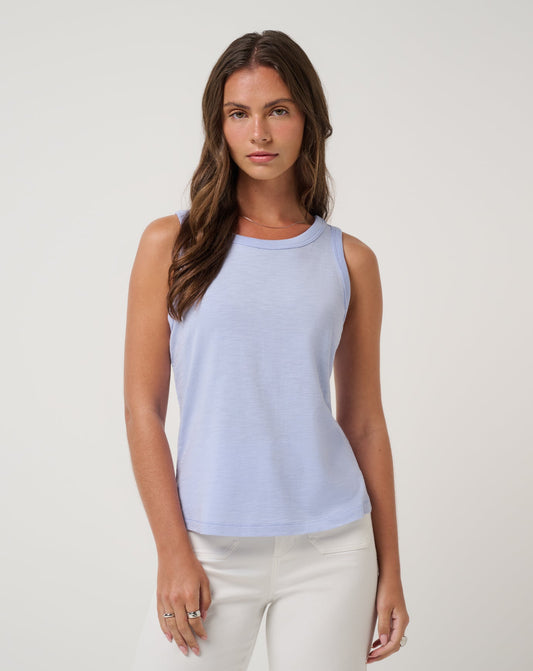 Cloud Jersey Tank 2.0 Soft Blue | Travis Mathew Best Seller