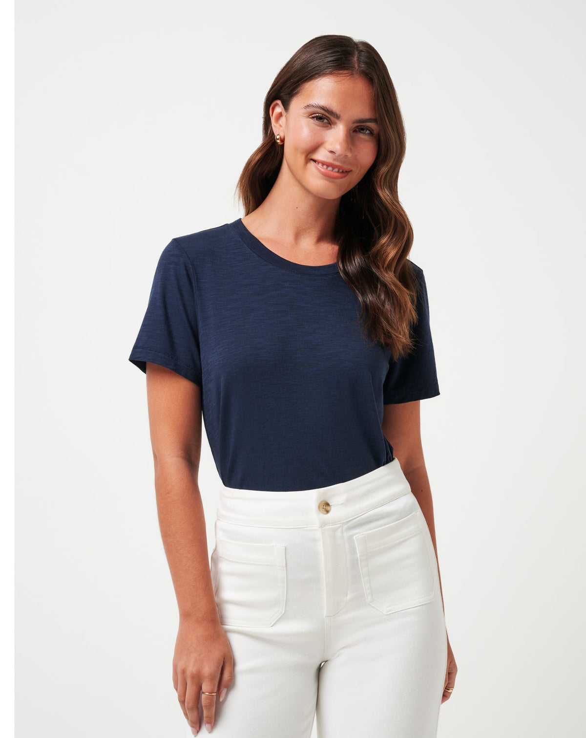 Cloud Jersey Tee Navy Blazer | Travis Mathew Quality