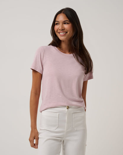Cloud Jersey Tee Violet Ice | Travis Mathew Special Offer