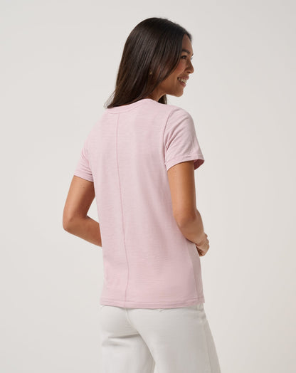 Cloud Jersey Tee Violet Ice | Travis Mathew Special Offer