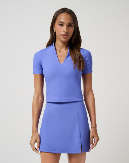 Moveknit Rib Limitless Top Baja Blue | Travis Mathew Discount