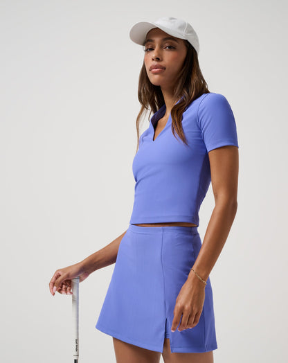 Moveknit Rib Limitless Top Baja Blue | Travis Mathew Discount