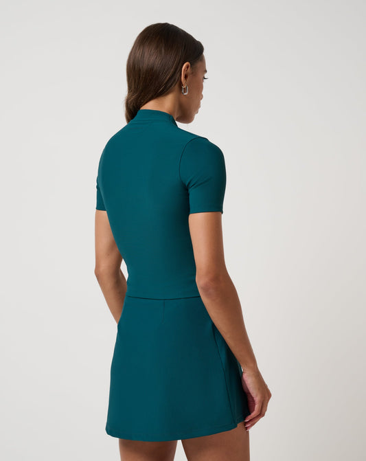 Moveknit Rib Limitless Top Dark Sea | Travis Mathew Value