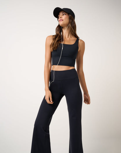 Moveknit Rib Sport Top Black | Travis Mathew Trending