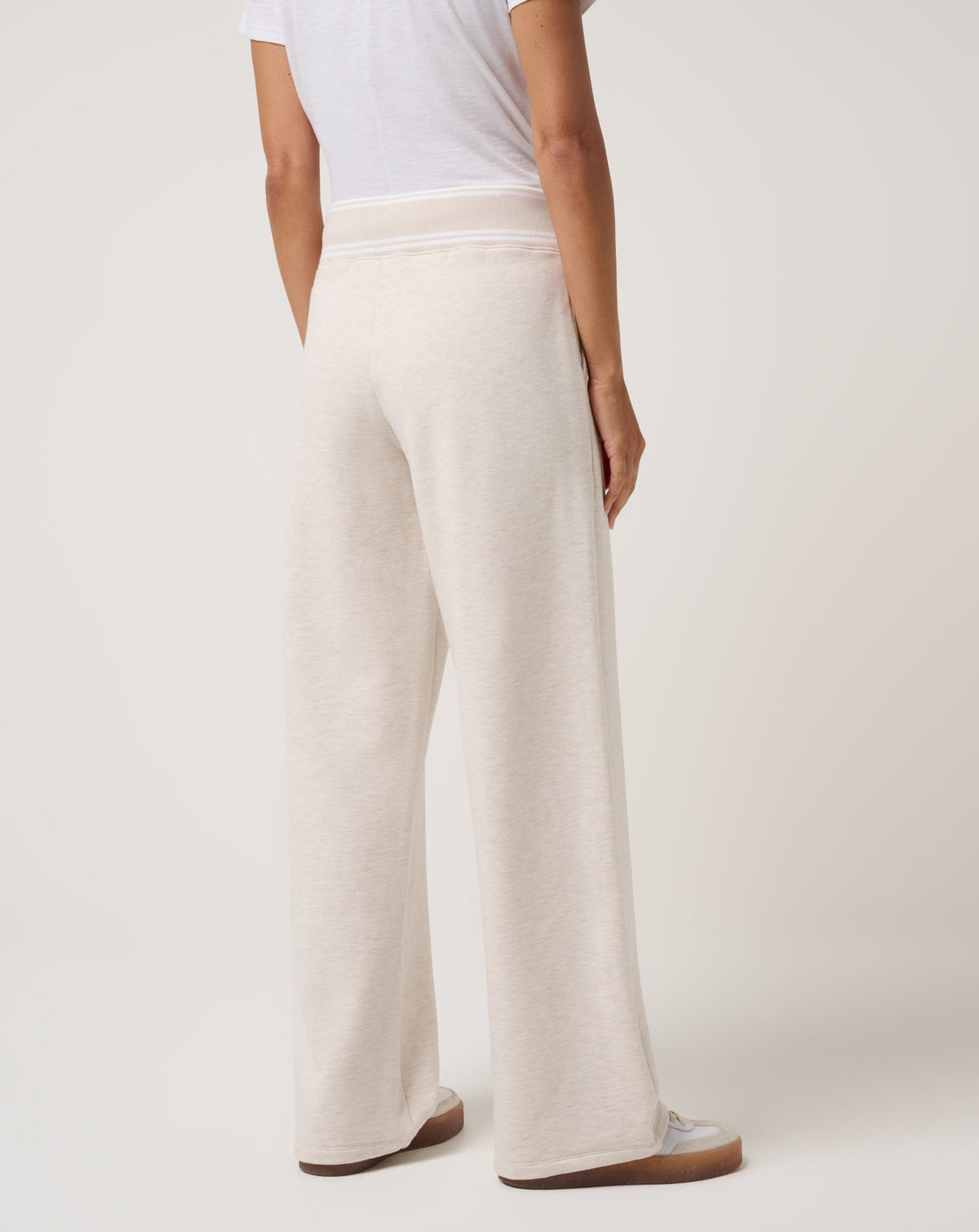 Cloud Fleece Clubside Wide Leg Pant Heather Brazillian Sand | Travis Mathew Popular