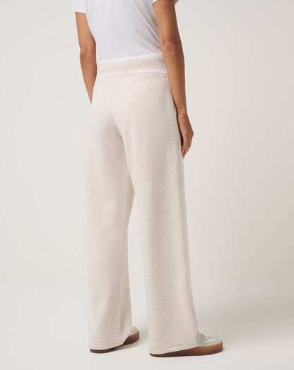 Cloud Fleece Clubside Wide Leg Pant Heather Brazillian Sand | Travis Mathew Popular