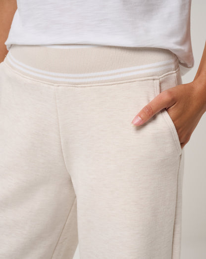 Cloud Fleece Clubside Wide Leg Pant Heather Brazillian Sand | Travis Mathew Popular