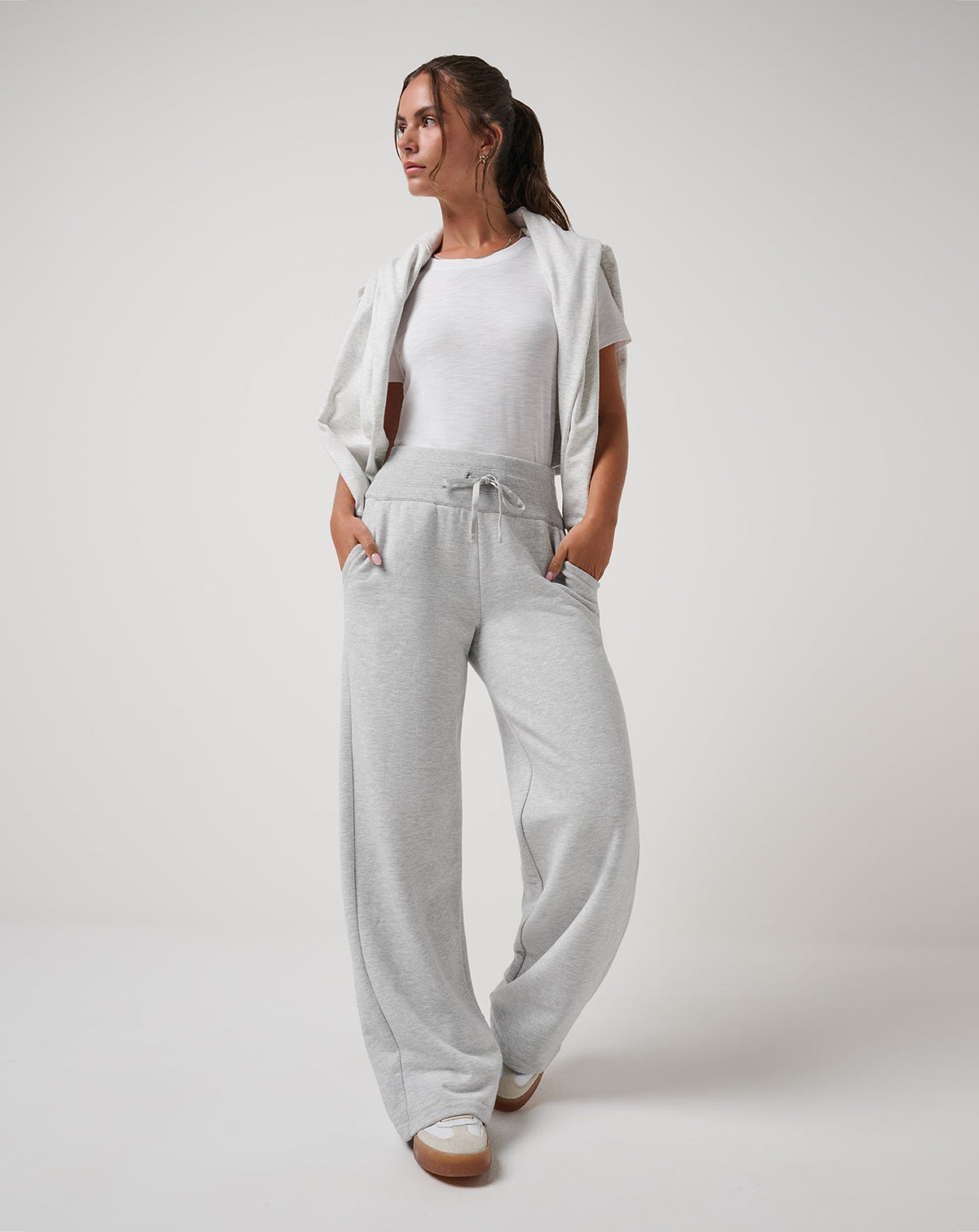 Save The Day 2.0 Cloud Pant Heather Light Grey | Travis Mathew Classic