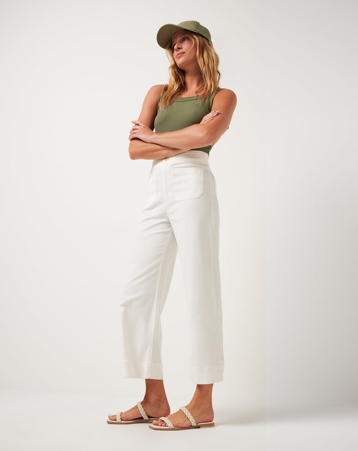 Everyday Ankle Pant White | Travis Mathew Quality