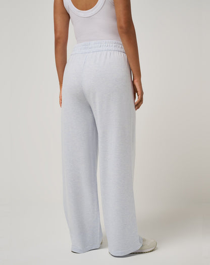 Cloud Terry Wide Leg Pant Heather Ancient Water | Travis Mathew Trusted